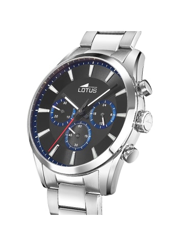 Lotus Chronograph-Armbanduhr Lotus Classic silber groß (ca. 42mm)