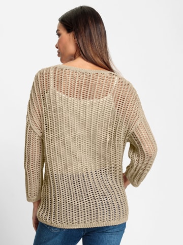 Heine 3/4 Arm-Pullover in sand