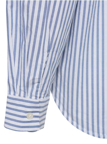 SAMSOE & SAMSOE Bluse Samadisoni in blau weiß