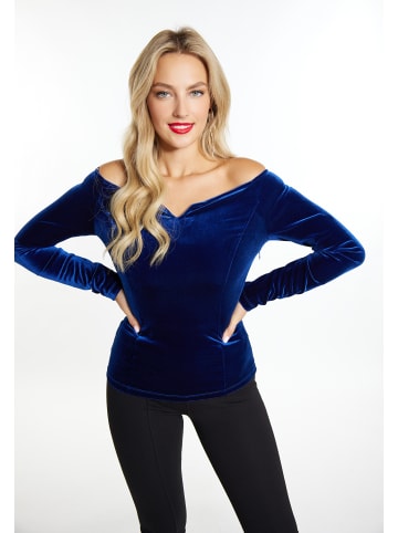 faina Damen Longsleeveshirt in Blau