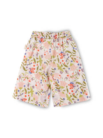 Sigikid Culotte Web-Hose happy ladybug in Weiß/Rosa/Grün
