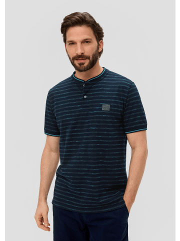 s.Oliver Polo-Shirt kurzarm in Blau