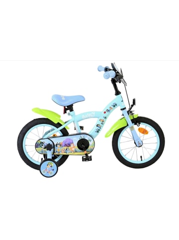 Volare Kinderfahrrad Bluey, 14 Zoll in blau