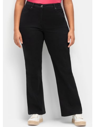 sheego Stretch-Hose in schwarz
