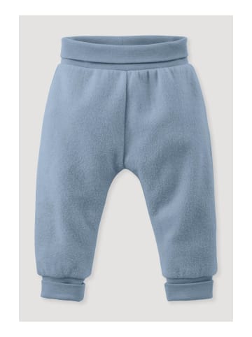 Hessnatur Fleece-Hose in helles jeansblau