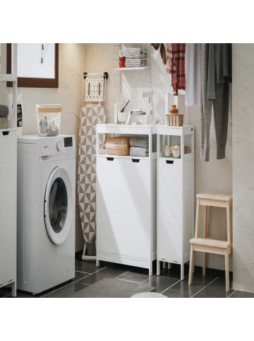 SoBuy Badschrank in Reinweiß - (W) 35 x (H) 90 x (L) 70 cm
