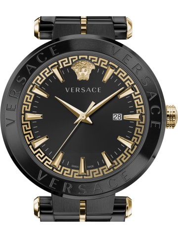 Versace Analoguhr für Herren in Schwarz