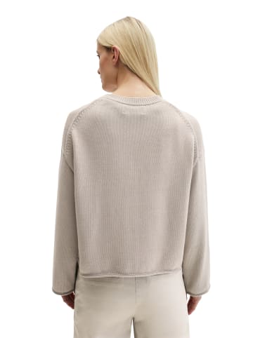 Marc O'Polo DfC V-Neck-Cardigan oversized in Linen Beige