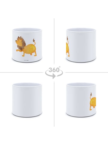 Mr. & Mrs. Panda Pflanzkübel Sternzeichen Löwe ohne Spruch in Weiß