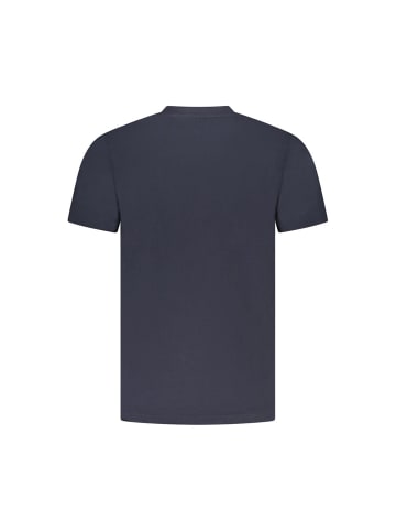 cavalli CLASS Blaues Baumwoll-T-Shirt