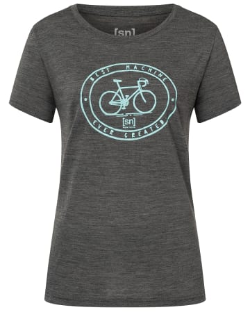 super.natural Merino T-Shirt in grau