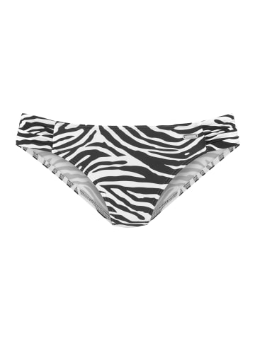 Venice Beach Bikini-Hose in schwarz-weiß