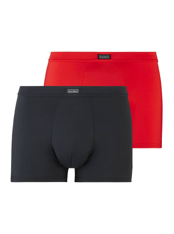 Bruno Banani Retro Short / Pant Micro Coloured in Schwarz / Rot