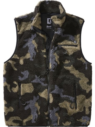 Brandit Weste "Teddyfleece Vest" in Camouflage