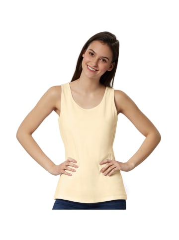 tectake Einfarbiges Damen Top, beige