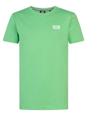 Petrol Industries T-Shirt mit Aufdruck Wavecharm in Grün