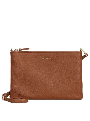 COCCINELLE Best Crossbody - Umhängetasche S 22 cm (ribes) in cognac