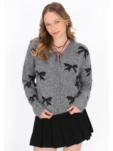 myMo Cardigan in grey melange