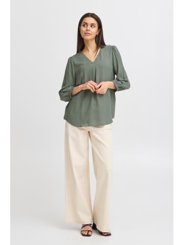 Fransa Langarm-Bluse FROLINE Regular fit in Agave Green