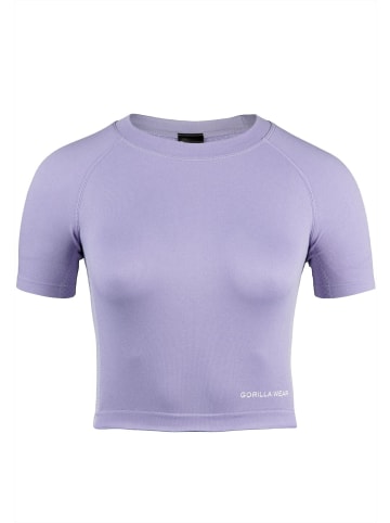 Gorilla Wear Nahtloses Crop-Top - Selah - Violett