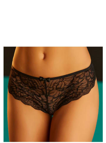 PETITE FLEUR GOLD Tanga-Ouvert in schwarz