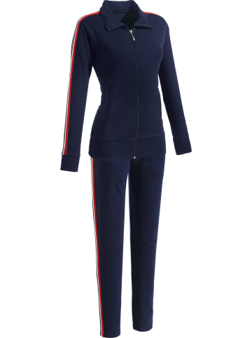 Erwin Müller Sweat Freitzeitanzug in marine