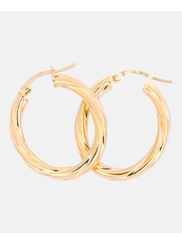 Vanlere Creolen aus 375 Gelbgold