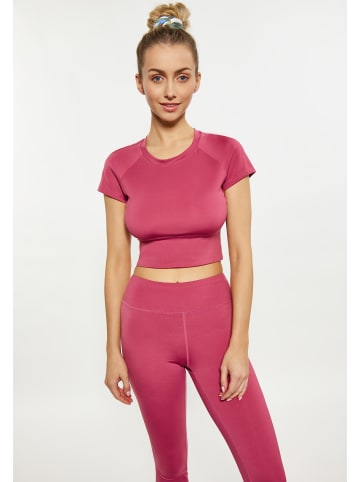 IZIA Crop-Top in Dunkelrosa