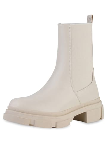 VAN HILL Plateau Boots Amelia in Beige