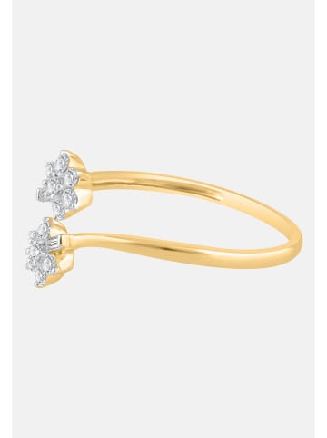 Diamant Exquis Ring aus 375 Gelbgold mit Diamant