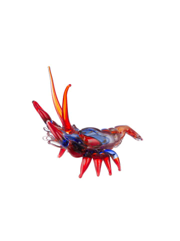 GILDE Figur Hummer blau, rot - (H) 21 cm