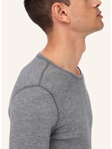 Hessnatur Funktions-Langarmshirt in anthrazit