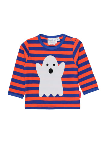 Toby Tiger Langarmshirt mit Halloween Applikation in orange