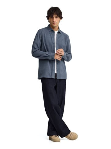 Polo Club Poloshirt MAN RIGBY GO LS BUTTONED POLO LONG SLEEVE REGULAR FIT in Denim