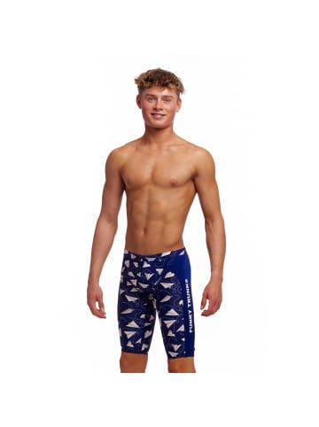 Funky Trunks Paper Plain Jammer Badehose in blau