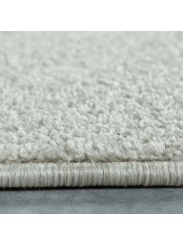 KADIMA DESIGN Teppich Kurzflor Waschbar Einfarbig MAIN Strapazierfähig OEKO-TEX in Creme