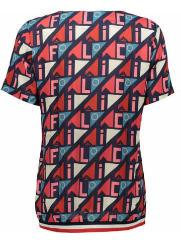 Geisha Rundhals T-Shirt für Damen in Bunt