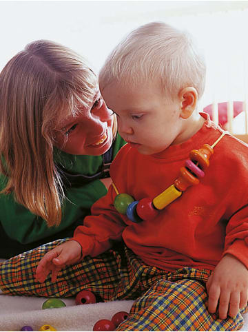 Haba Lernspielzeug Fädelspiele in Bambini Perlen