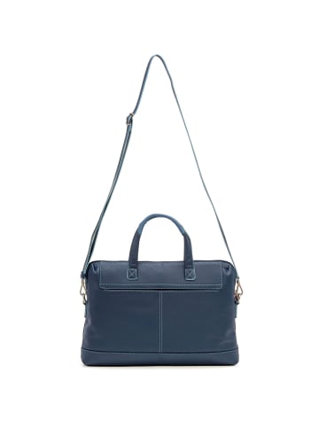 MYWALIT Aktentasche Leder 40 cm Laptopfach royal
