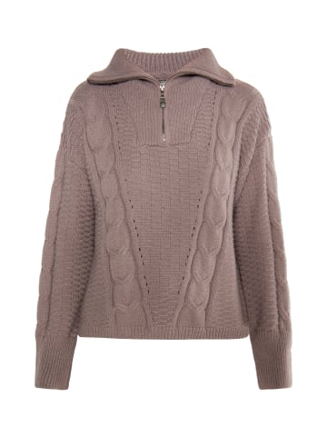 DreiMaster Vintage Damen Strickpullover in Schlamm