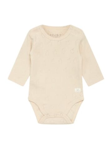 Hust & Claire Body langarm Ajour in Beige