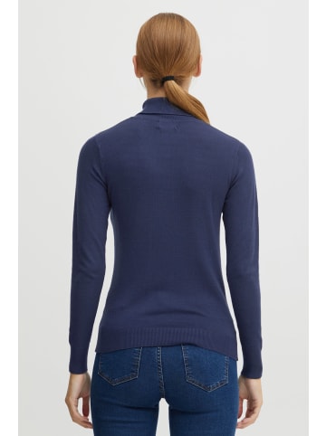Oxmo Rollkragenpullover OXKatja in Dunkelblau