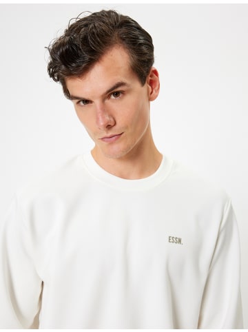 KOTON Sweatshirt in Weiß