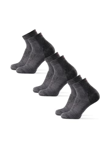 DANISH ENDURANCE Wandersocken Merino Hiking Low in grau