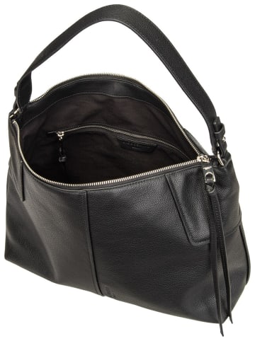 LIEBESKIND BERLIN Handtasche Mila Hobo M Small Pebble in Black