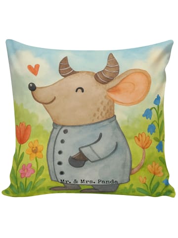 Mr. & Mrs. Panda Kopfkissen Stier Astrologie Design ohne Spruch in Weiß