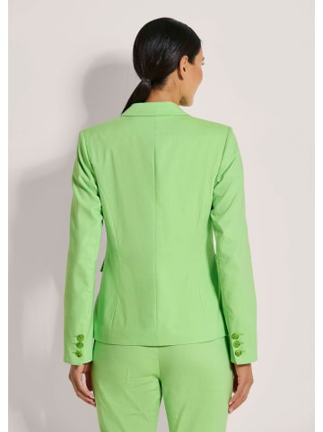 MADELEINE Einreihiger Blazer in Struktur-Qualität in kiwi