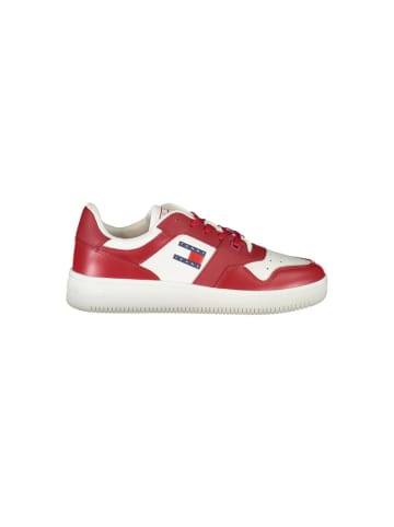 Tommy Hilfiger Rote Leder-Sneaker