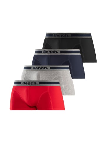 Bench Boxershorts in rot, grau-meliert, navy, schwarz
