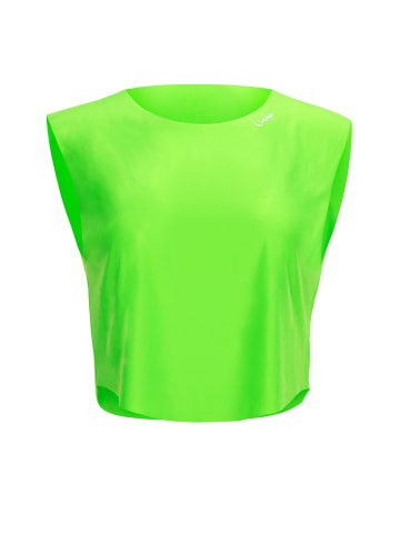 Winshape Functional Light Cropped Top AET115 in neon grün